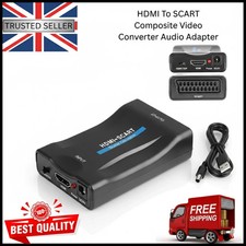 1080P HDMI To SCART Composite Video Converter Audio Adapter for DVD SKY BOX PS3