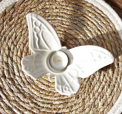 Vintage cream ceramic - cream,