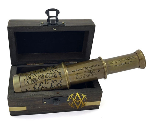 Brass pocket spyglass - “brass,