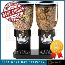 BLACK CEREAL DISPENSER