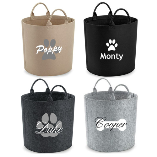 Personalised dog paw storage - dog,