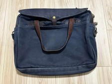 Filson Rugged Twill Original Briefcase Navy Made in USA "No strap"