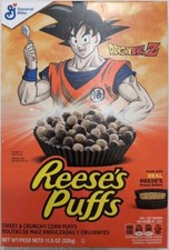 Dragon Ball Z Reeses Puffs DBZ Trunks General Mills Cereal Anime Collectors New