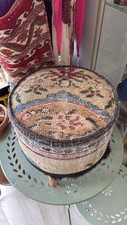 Ottoman Stool With Vintage