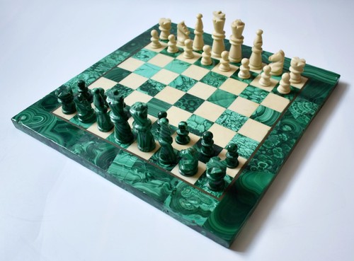 Vintage malachite and - malachite, marble