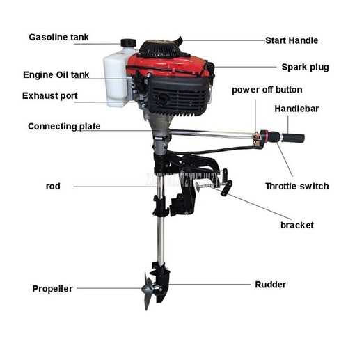 Boat gasoline oil engine - oil,