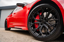 19" RIVIERA RF5 BLACK ALLOY WHEELS FIT AUDI A3 A6 A8 TT TTS
