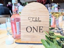 Personalised Table Numbers, Table Names, Wooden Wedding Decor, Supplies Party