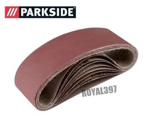 Parkside Coarse Grit Abrasion Resistance Portable Belt Sander Paper 10 Piece Set