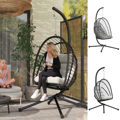 Rattan hanging swing chair - rattan,