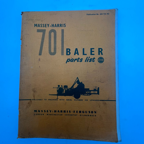 Massey harris 701 - 701, parts