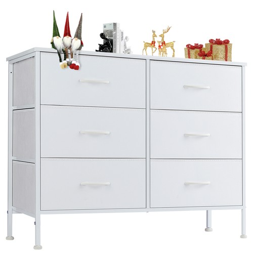 Fabric drawer dresser metal - 6,