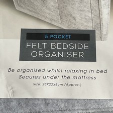 Felt storage bag - hanging, bunk