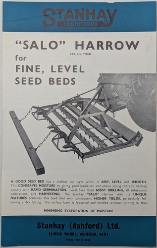 Original stanhay salo - stanhay, harrow