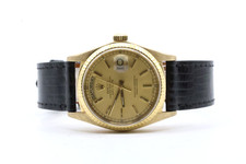 Vintage 1980s Rolex Day-Date 18038 Men's 36mm 18k Yellow Gold President WI452