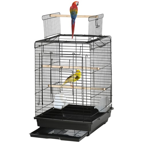 Pawhut 59cm bird cage with - bird,