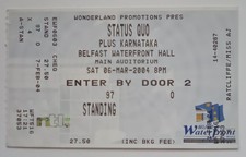 STATUS QUO CONCERT TICKET STUB