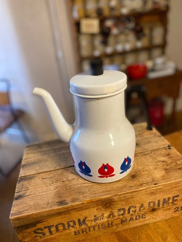 Vintage white enamel - vintage,