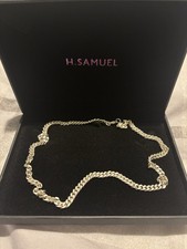 H. Samuel Sterling Silver 20 Inch 20mm Curb Chain Brand New. Unworn