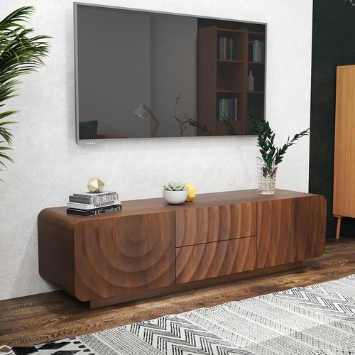Console with mid - console,