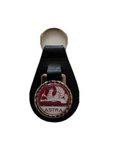 BLACK  LEATHER KEYRING/ FOB