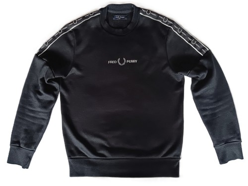 Fred perry mens black sweater - perry,