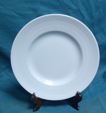 Vintage Woods Ware Iris Blue Dinner Plate - 9 3/4 inch rim diameter