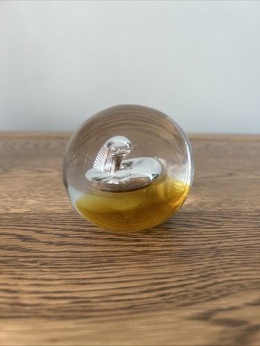 Large amber glass - amber,