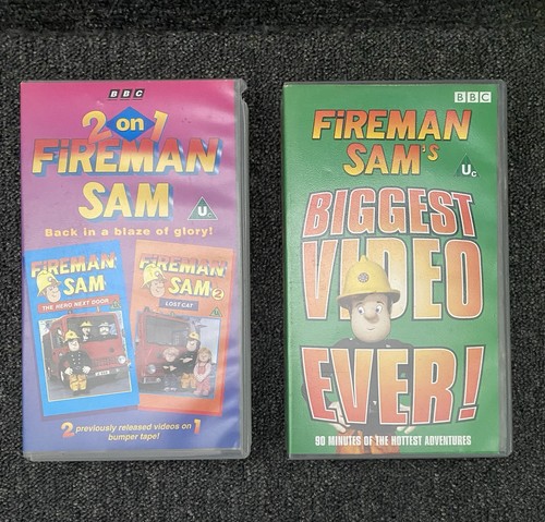 Fireman sam vhs video bundle - fireman, x