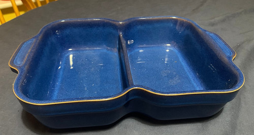 Denby imperial blue divided - denby,