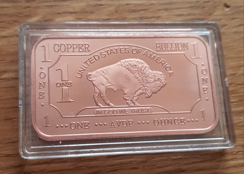 1oz 999 fine copper buffalo - fine,