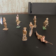 Group of 7 WW1 Lead Toy