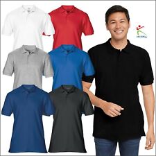 GILDAN Mens Hammer Premium Cotton Pique Sport Polo Shirt New Casual Polo Tee TOP