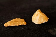 Conical Nucleus / Core + Pointed Flake - Neolithic - Le Grand-Pressigny aera