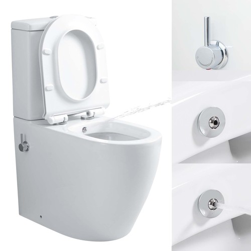 Comfort height toilet with - height,