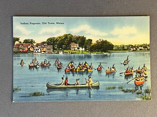 Indian canoe pageant river - canoe, on