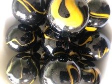 4 X  GIANT 35MM "POISON FROG" MARBLES Traditional classic Children's Game