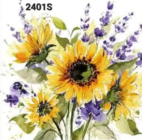 Sunflowers single table - 4, x