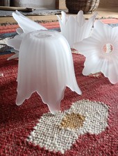 Vintage Glass Tulip Light