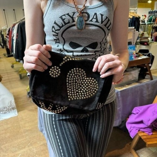 Vintage moschino black suede - vintage,