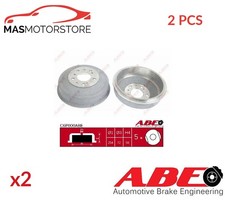 BRAKE DRUM PAIR SET REAR ABE