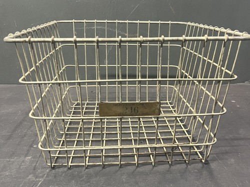 Vintage wire gym locker - wire, basket