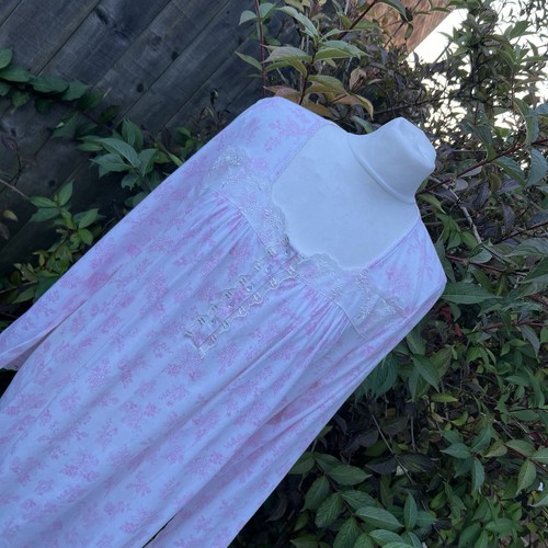 Vintage bhs pink frill lace - pink,
