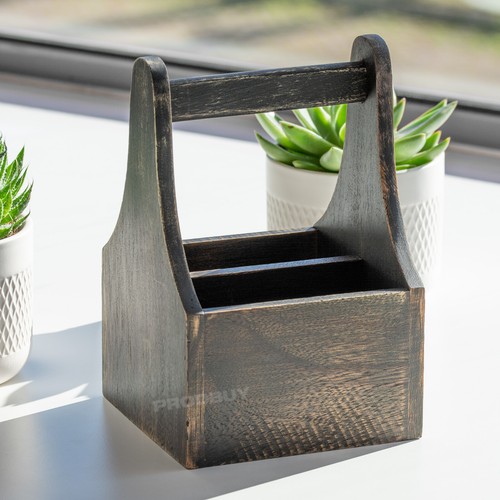 Wooden storage caddy - storage,