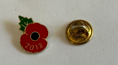 2012 poppy remembrance - remembrance, pin