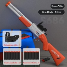 Soft Foam Dart Shotgun Shell Ejecting Toy Gun Dart Blaster Pump Action Shotgun