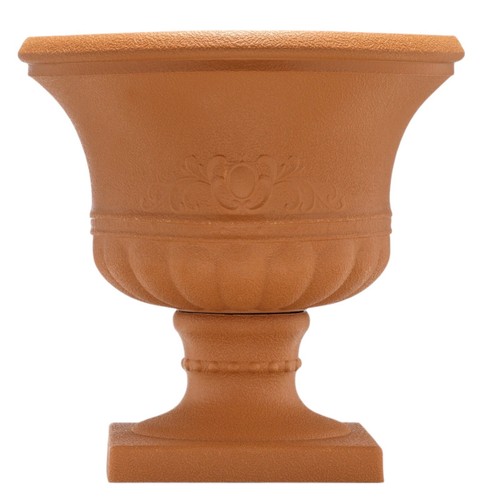 Vintage brown urn - brown,