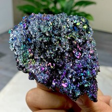 220G Colorful Carborundum Stones Specimen Silicon Carbide Crystal Collectible