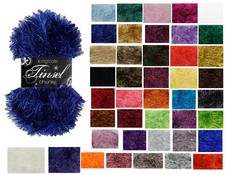 King Cole Tinsel Chunky Yarn / Wool 50g Balls - All Colours Sparkly and Soft