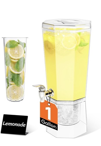 Drink dispenser with - 4l, tap
